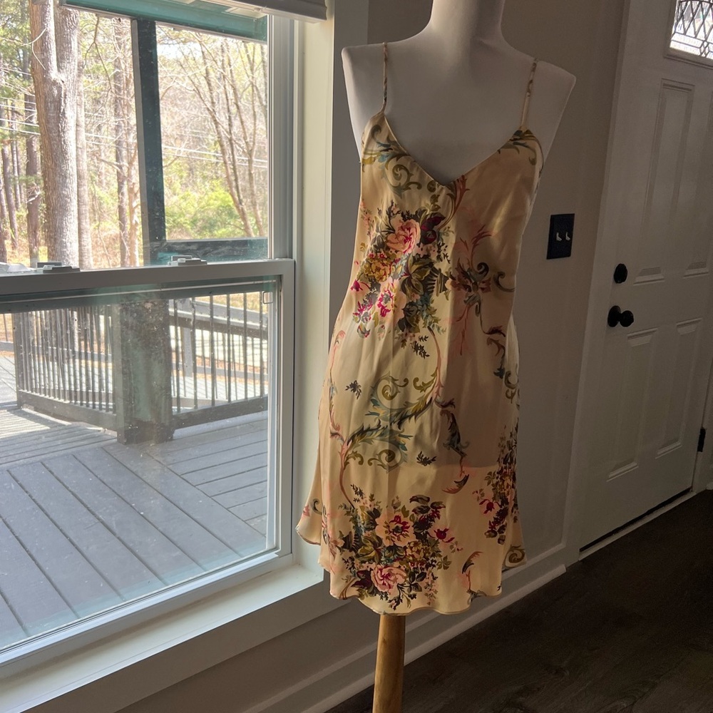 Victoria's Secret Silk Floral Slip Dress - Picture 4 of 13